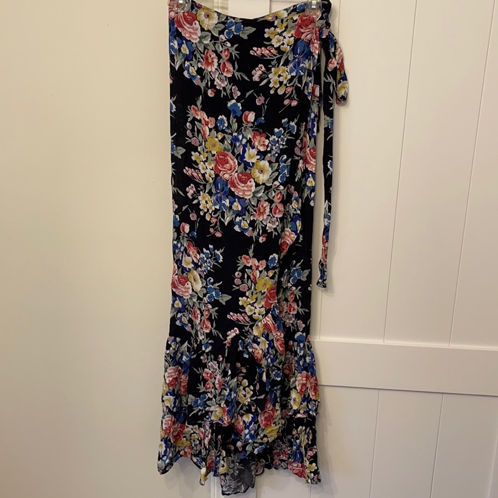 Auguste maxi wrap skirt